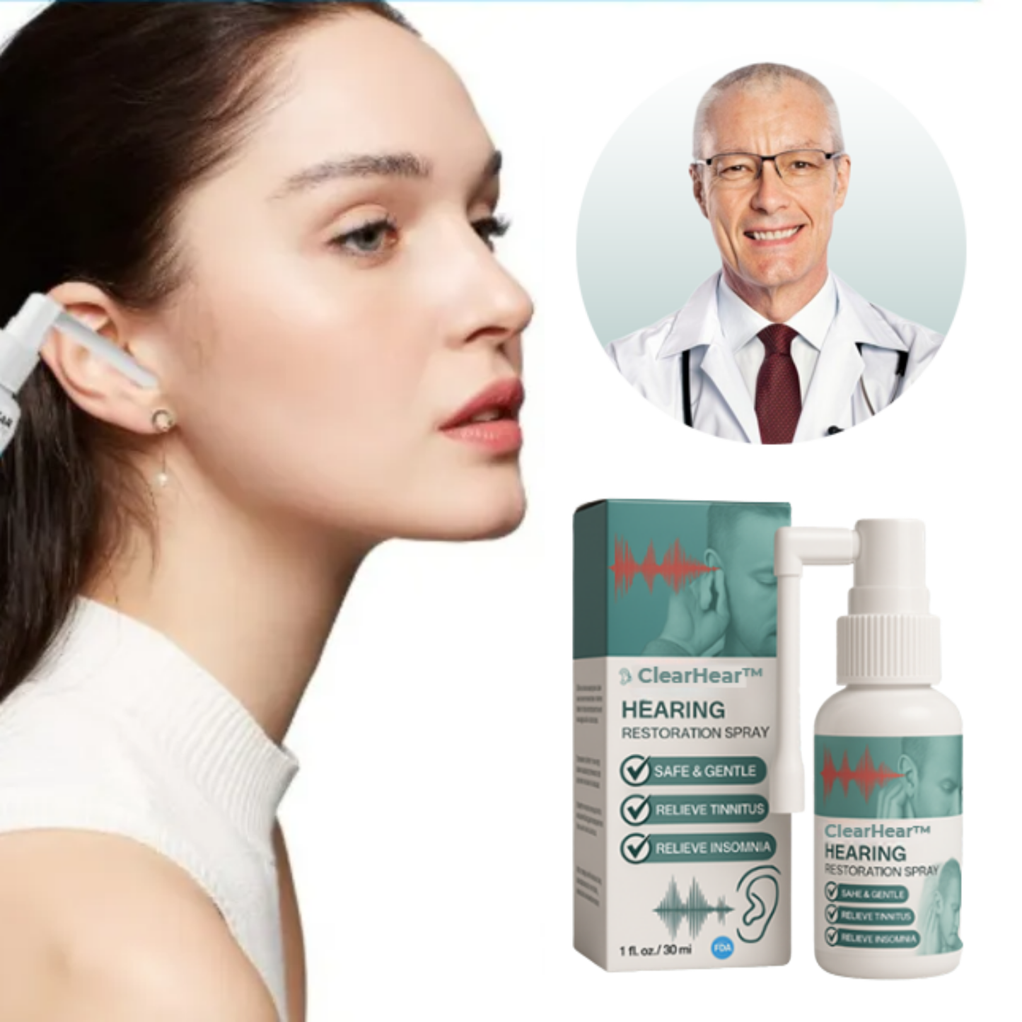 ClearHear™ | Den skånsomme, helt naturlige løsning for krystalklar lyd!