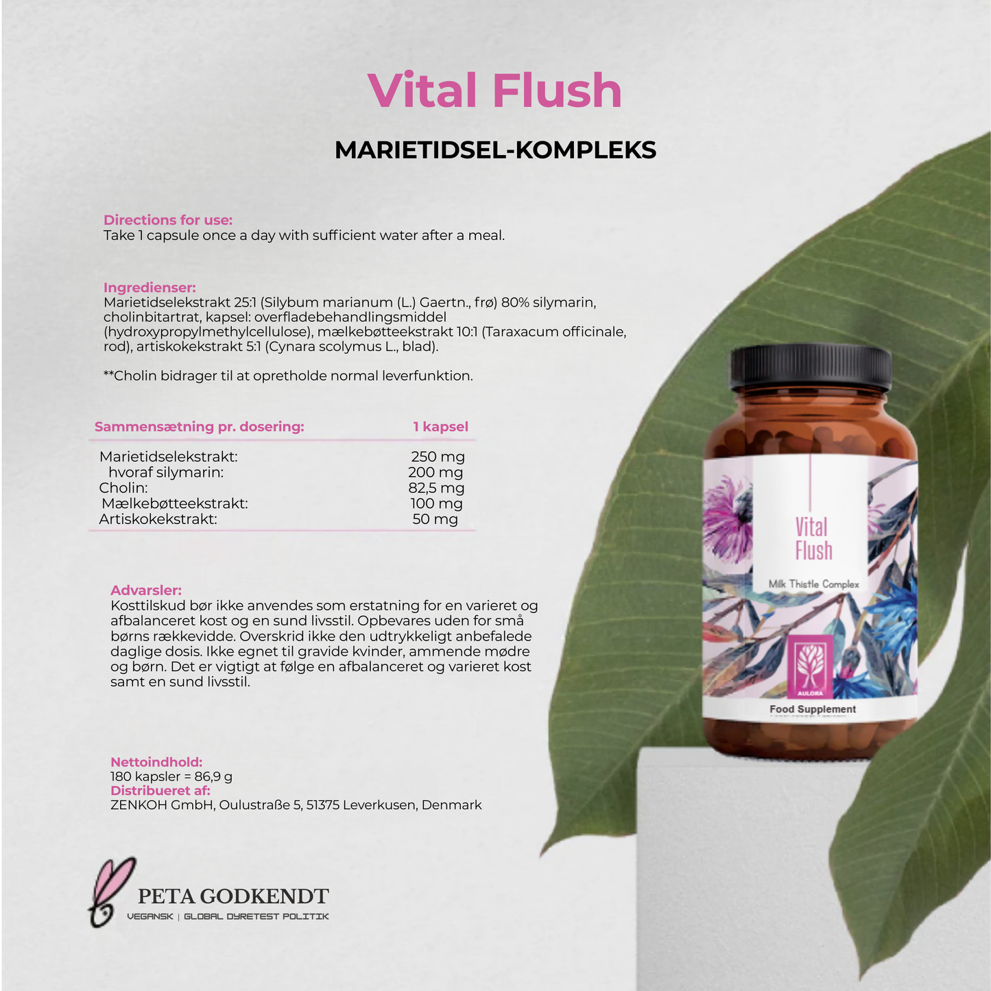 Vital Flush | Din Levers Bedste Ven