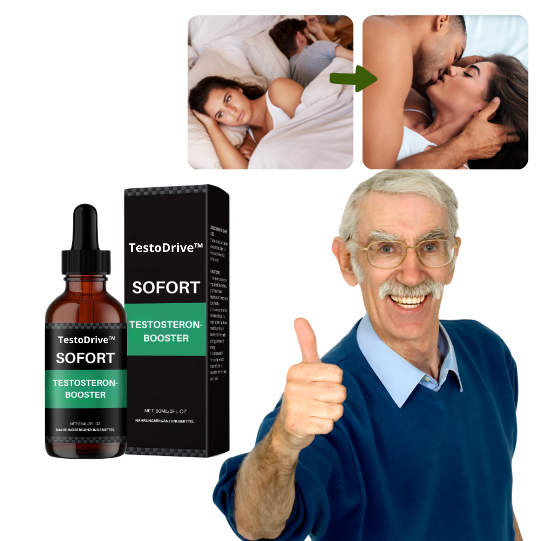 TestoDrive™ Dråber | Større størrelse, længere udholdenhed hver gang!
