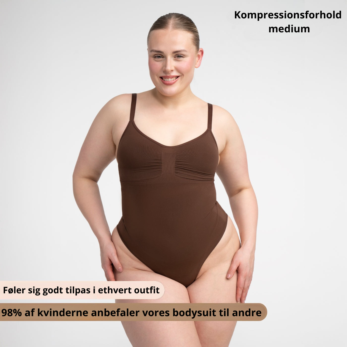 BodyShape - Bodysuit med formende shapewear og trusser