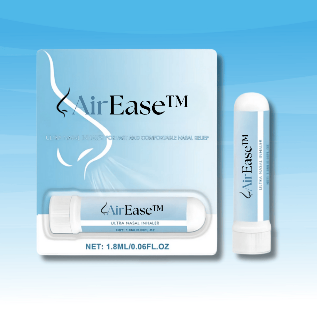 AirEase™ Næseinhalator | Fjern tilstoppet næse på kun 7 minutter – og træk vejret frit igen!