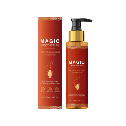 MagicGlow™ Kropsolie | Få 98 % fastere hud på kun 24 timer