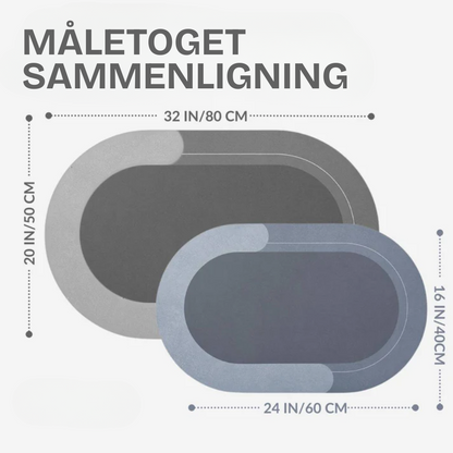 DryStep™ - Den bedste måtte til badeværelset!