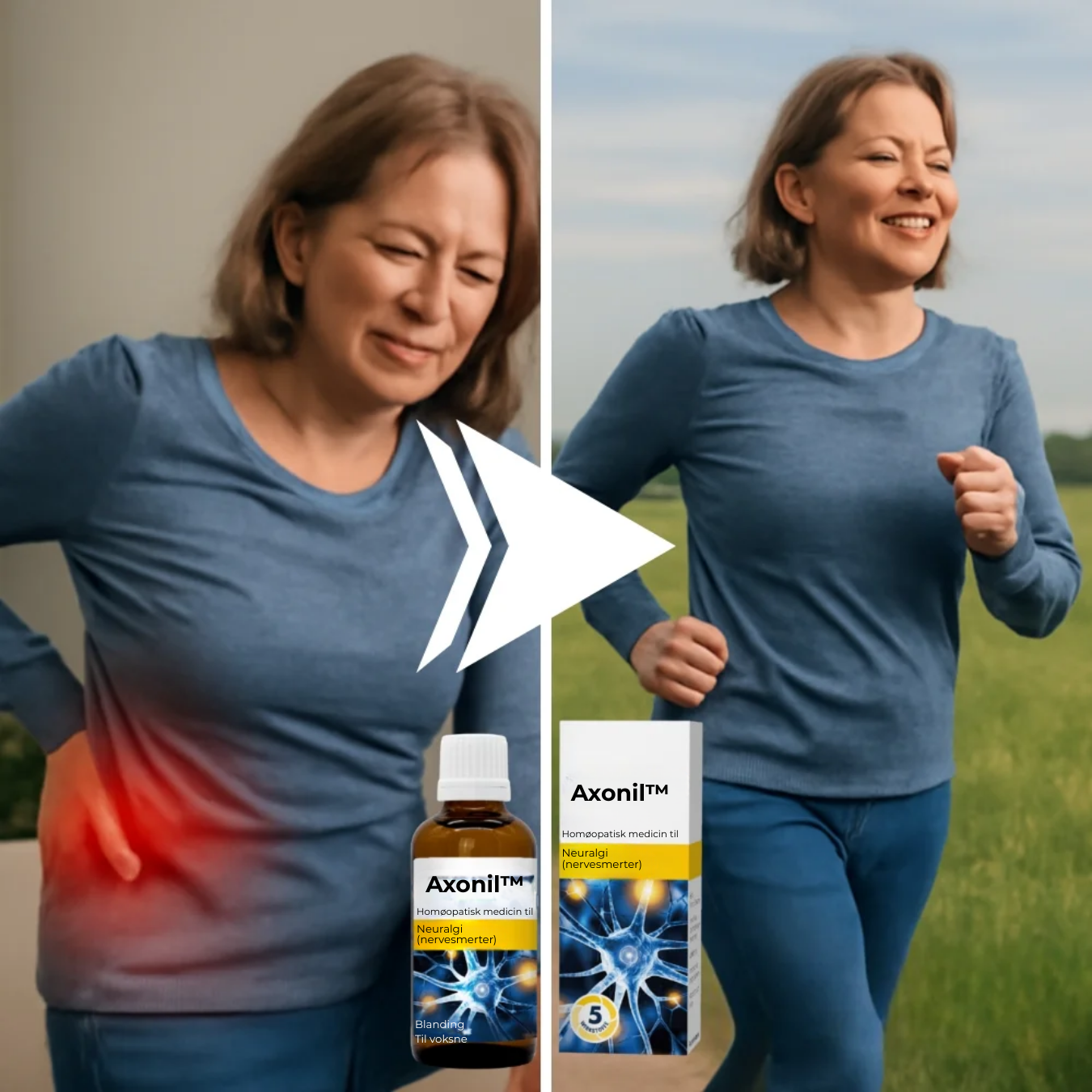 Axonil™ | Farvel til nervesmerter — på kun 3 dage!