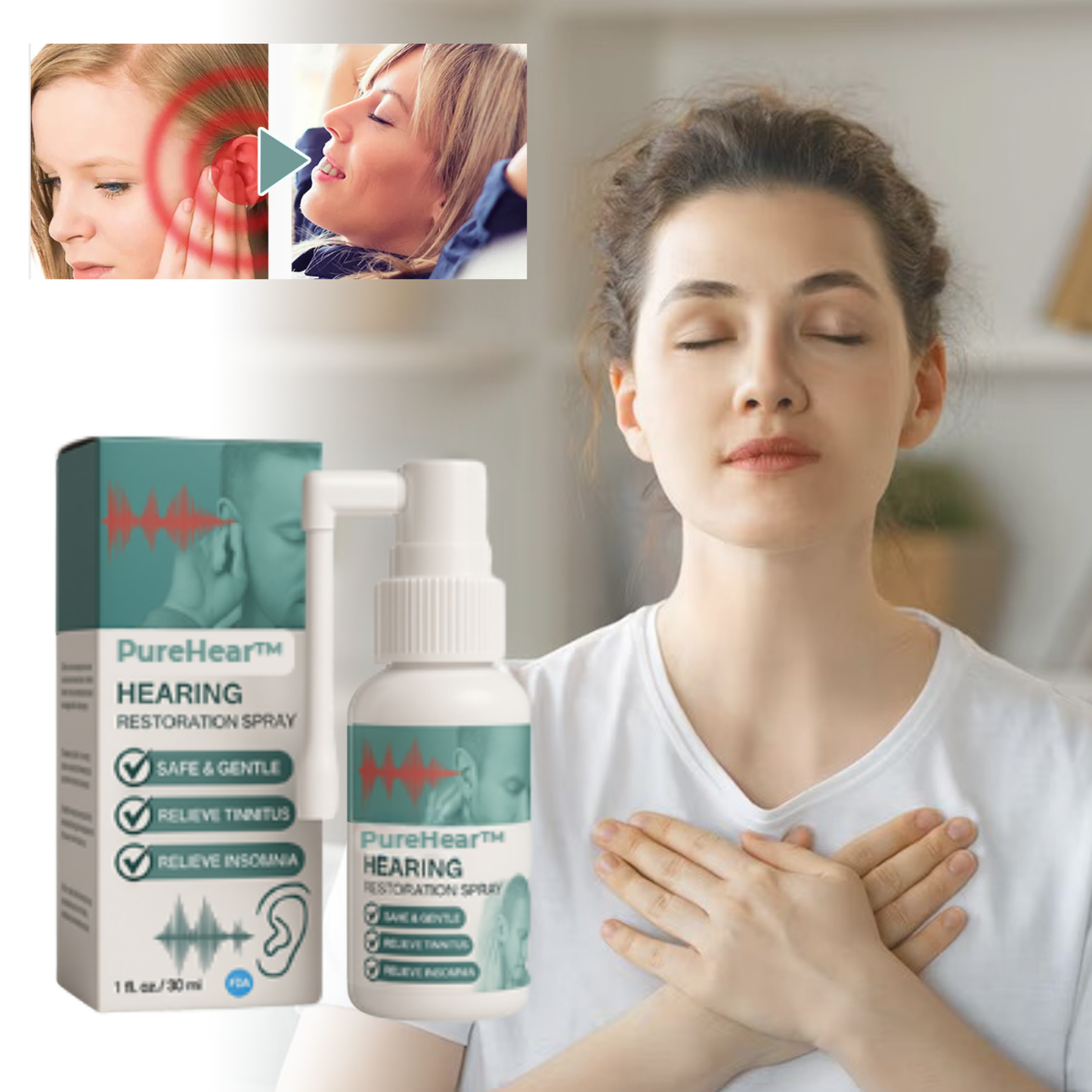 PureHear™ | Frihed fra øreproblemer, permanent