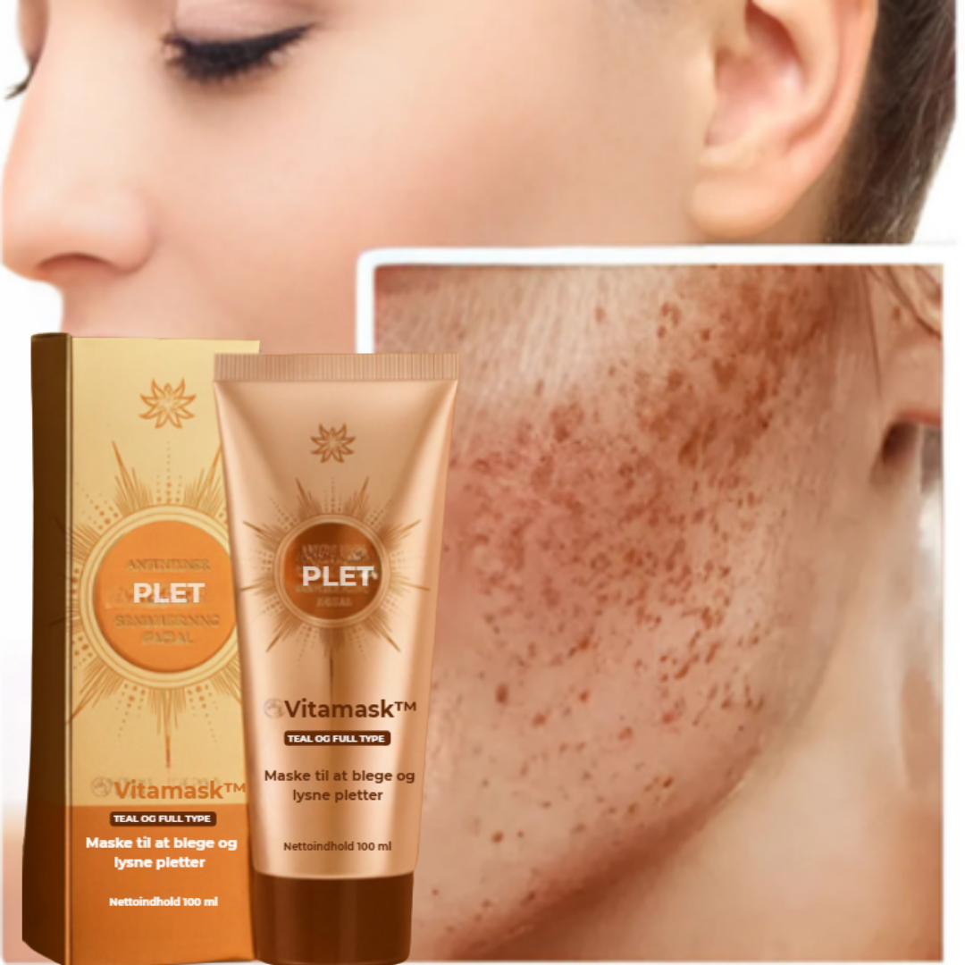 Vitamask™ |Farvel til Pletter: Få Klar Hud og Selvtillid Tilbage