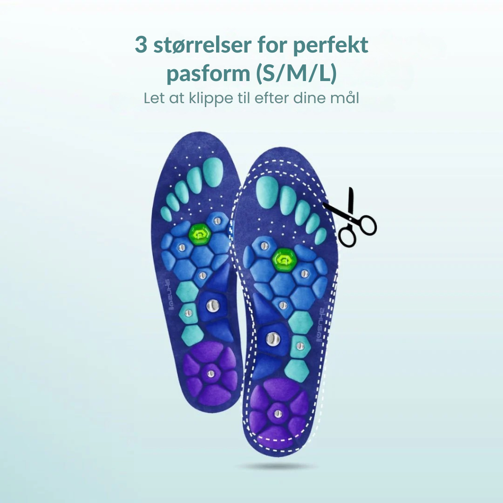 NeuroStep™ Magnetiske Indlægssåler -   Lindrer smerter, prikken og kramper efter den første behandling!
