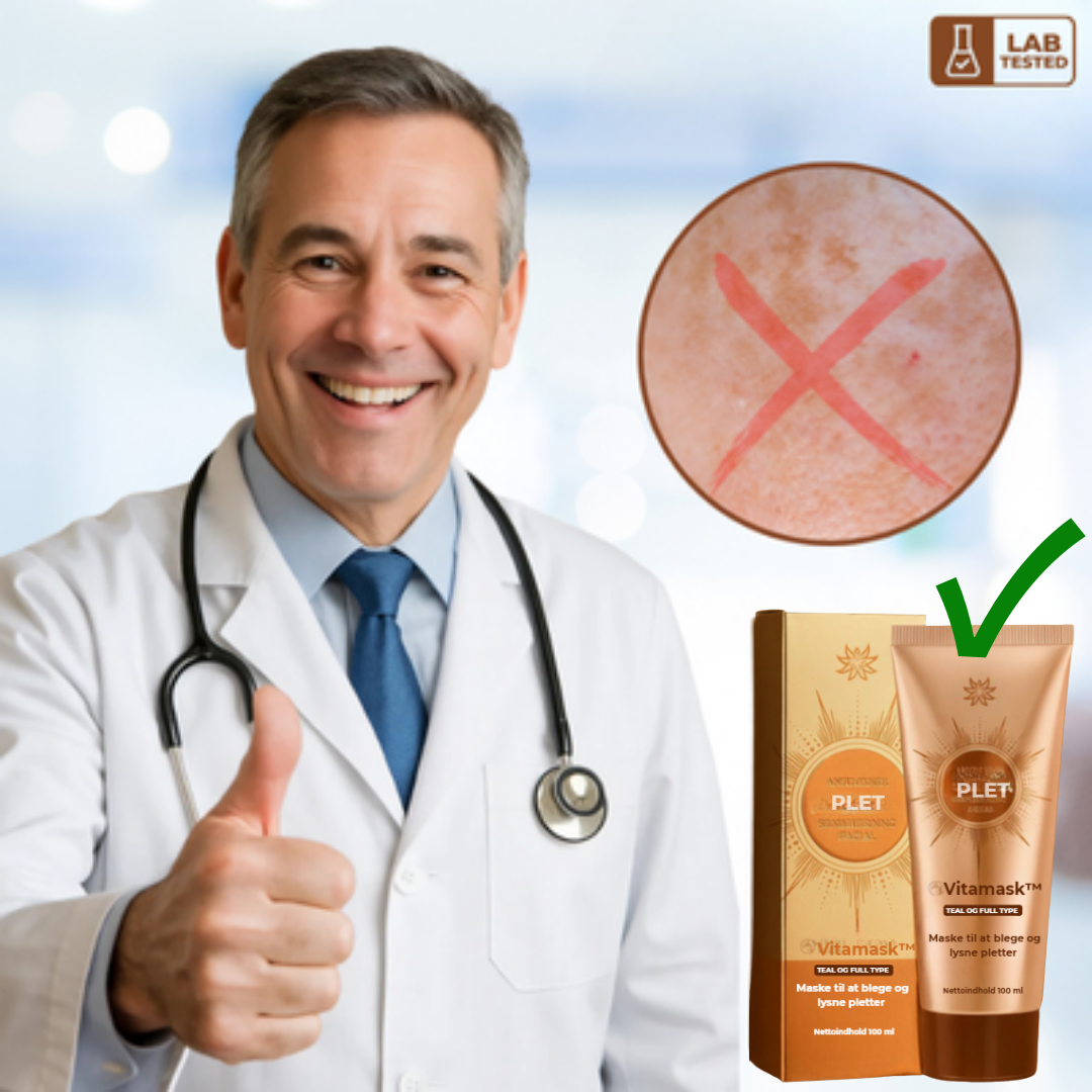 Vitamask™ |Farvel til Pletter: Få Klar Hud og Selvtillid Tilbage