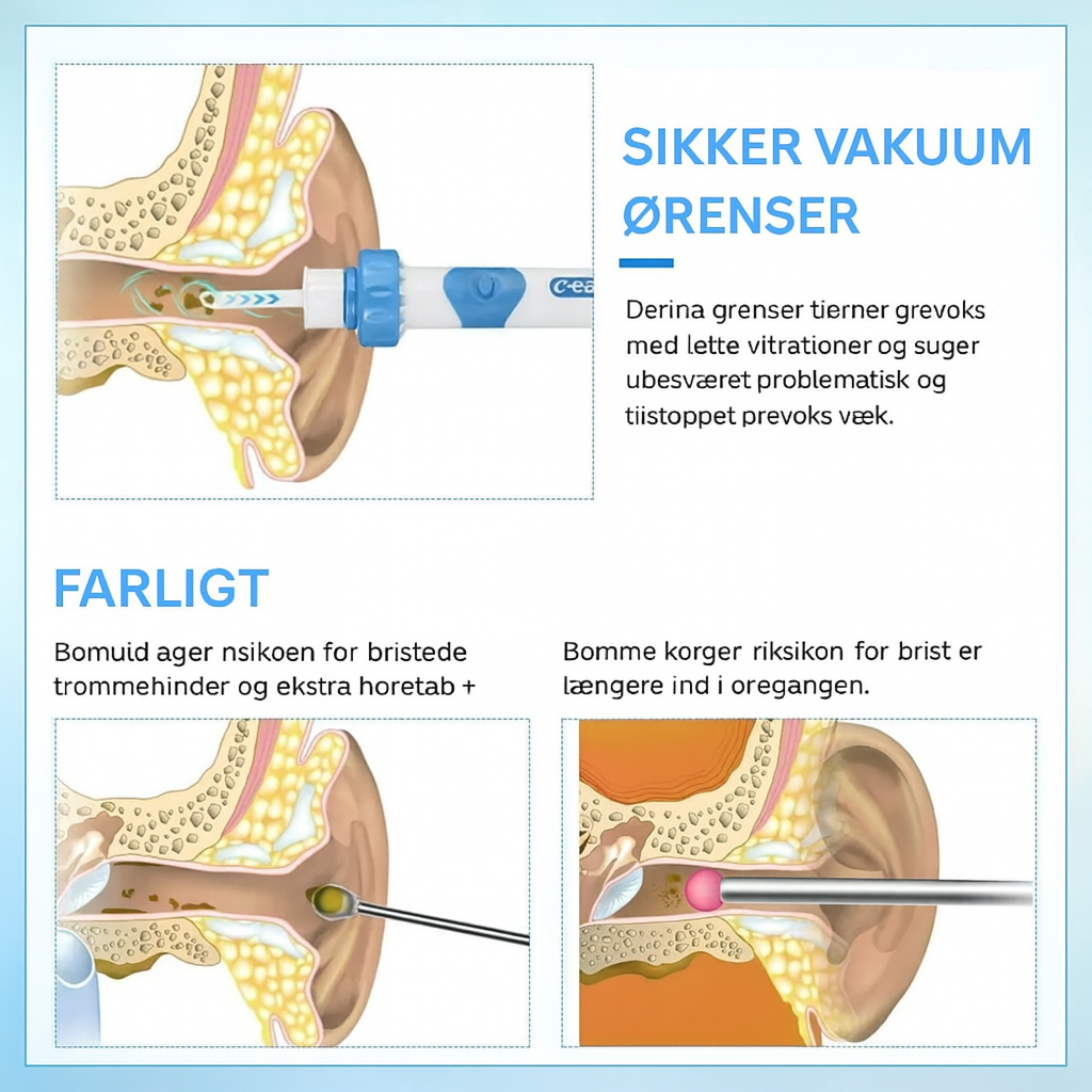 Trådløs EarEase™ - Blødt og kraftfuldt sæt til fjernelse af ørevoks