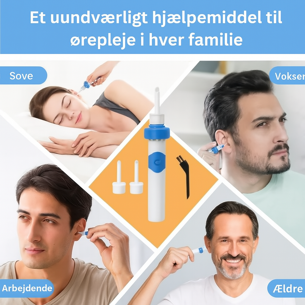 Trådløs EarEase™ - Blødt og kraftfuldt sæt til fjernelse af ørevoks