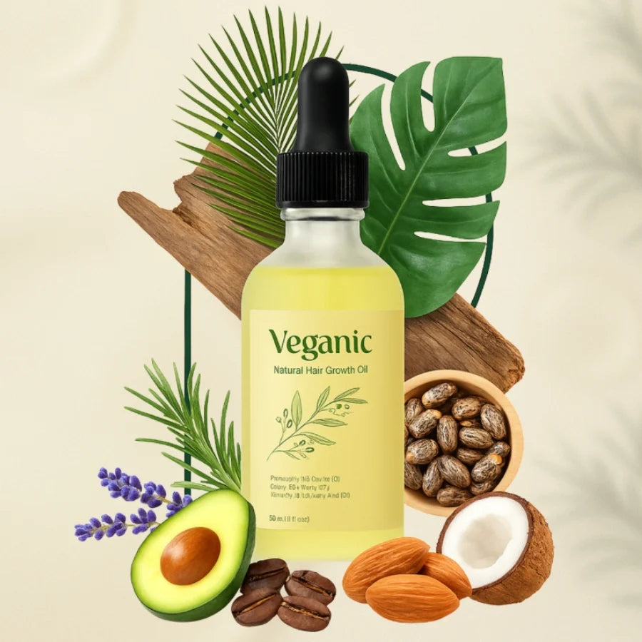 Evergrow™ Vegansk Hårolie | Aktiverer op til 91% hårvækst på 7 dage