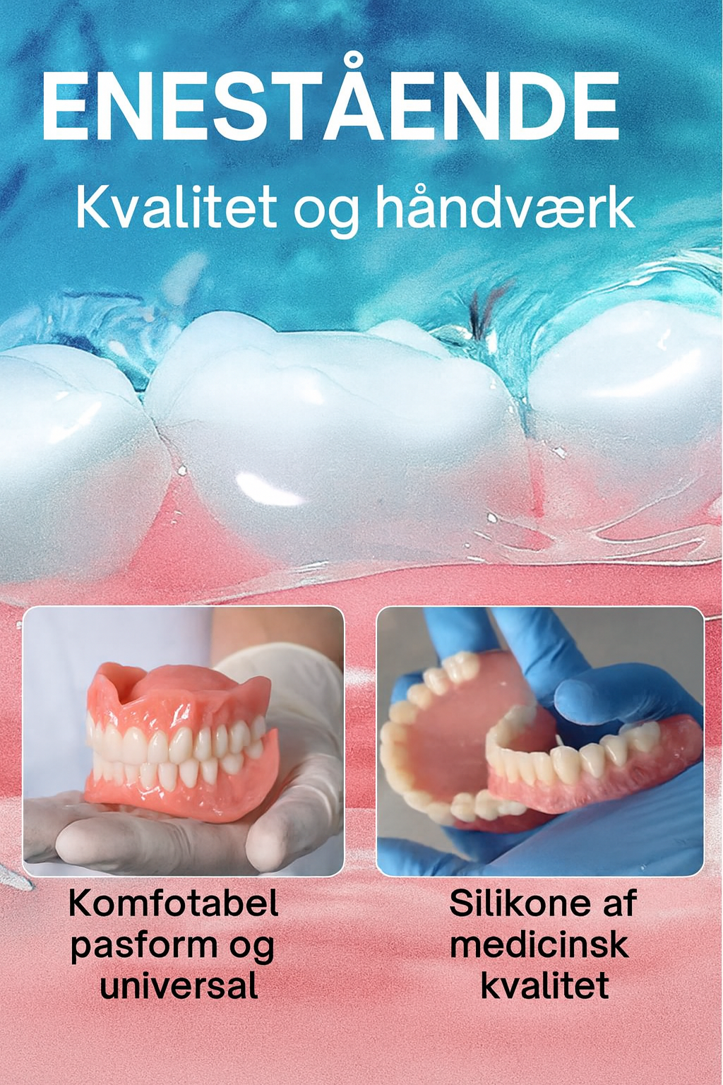 DentaFit™ – Komplet protese med sugeeffekt