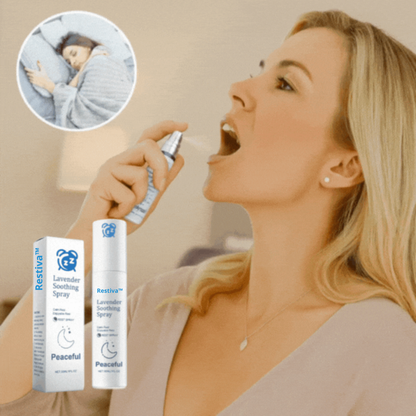 Restiva™ Søvnspray | Fald hurtigere i søvn og vågn udhvilet - uden melatonin eller bivirkninger!