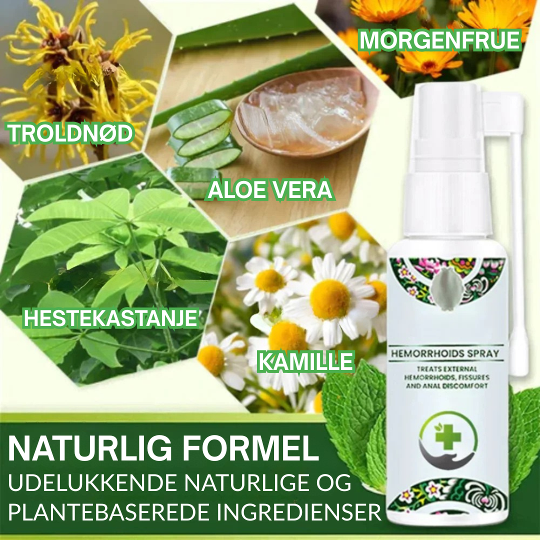 Hemaclear™ Hæmoride Spray | Lindrer smerter og ubehag – allerede på 1 dag!
