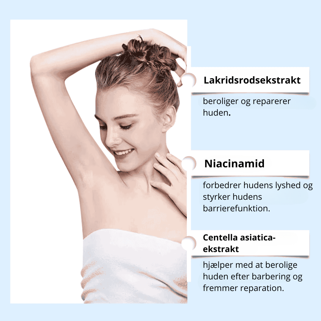 SilkEase™ Smoothing Solution behandling mod indgroede hår