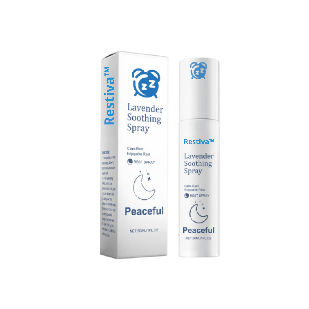 Restiva™ Søvnspray | Fald hurtigere i søvn og vågn udhvilet - uden melatonin eller bivirkninger!