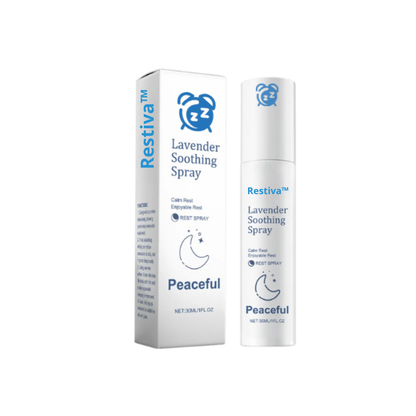 Restiva™ Søvnspray | Fald hurtigere i søvn og vågn udhvilet - uden melatonin eller bivirkninger!