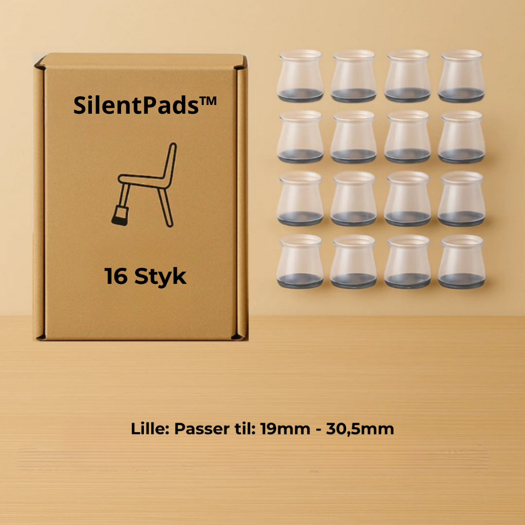 SilentPads™ - Den bedste lydisolerende beskyttelse til dit gulv!
