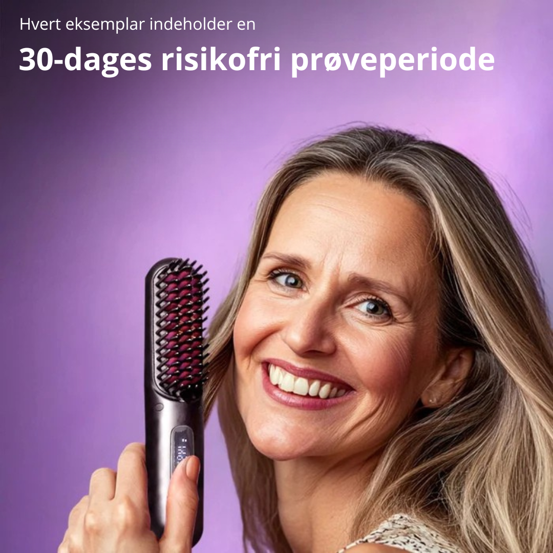 BrushPro - Aulora Bærbar stylingbørste