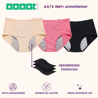 DryWear® | Lækagesikkert undertøj (5-pak).