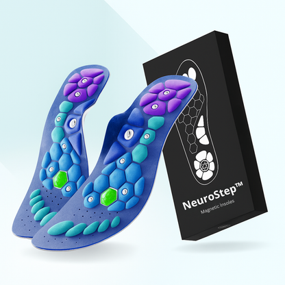 NeuroStep™ Magnetiske Indlægssåler -   Lindrer smerter, prikken og kramper efter den første behandling!