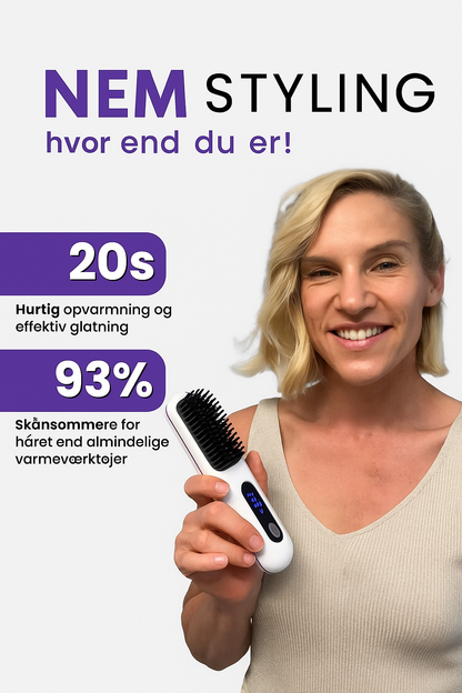 BrushPro - Aulora Bærbar stylingbørste