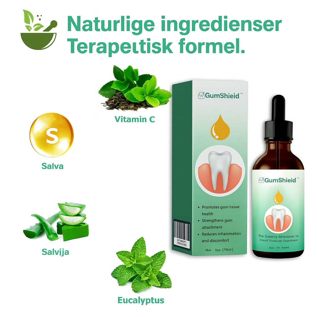GumShield™ | Genopretter vigende tandkød i 93% af tilfældene inden for 4 dage!