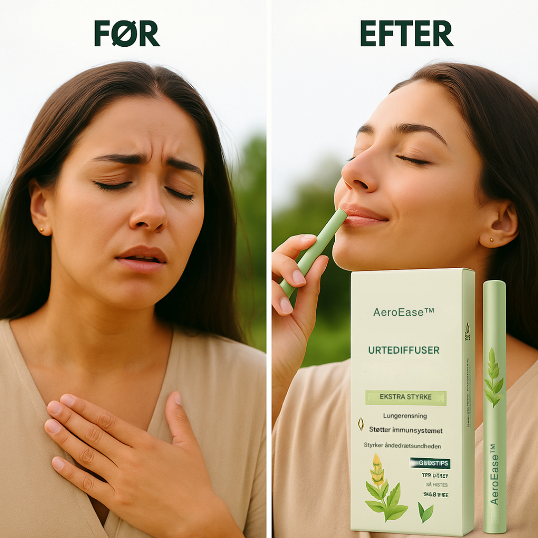 AeroEase™ – Naturlig, ren og giftfri støtte