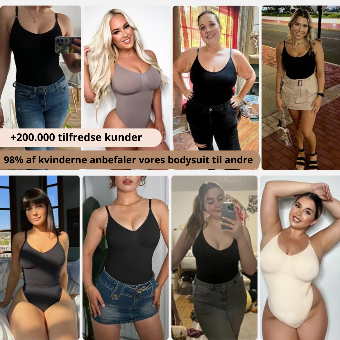 BodyShape - Bodysuit med formende shapewear og trusser