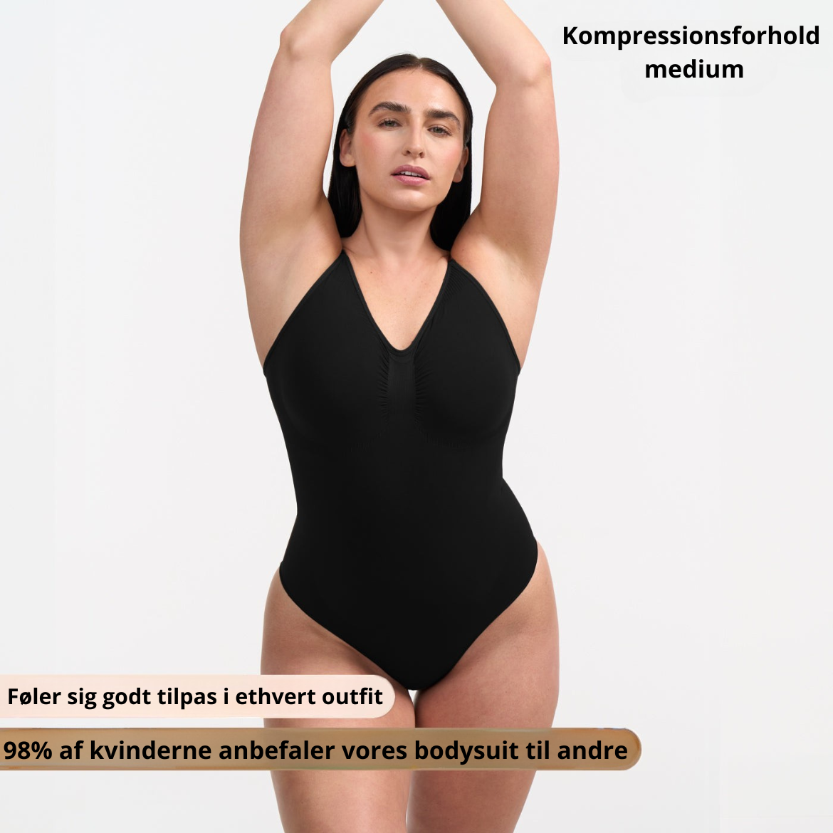 BodyShape - Bodysuit med formende shapewear og trusser