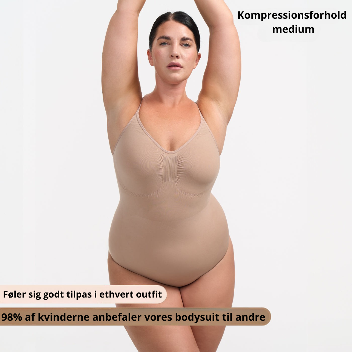 BodyShape - Bodysuit med formende shapewear og trusser