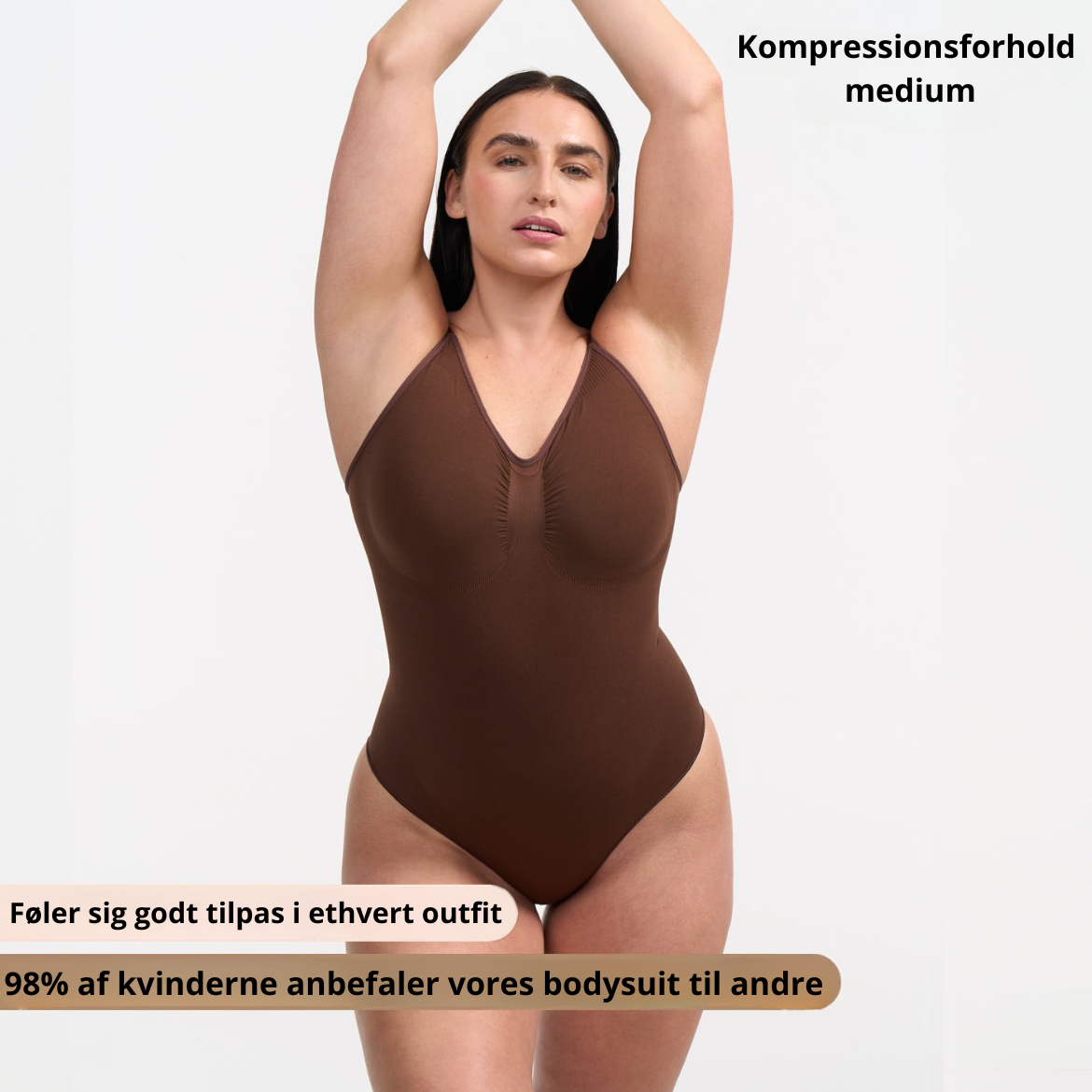 BodyShape - Bodysuit med formende shapewear og trusser