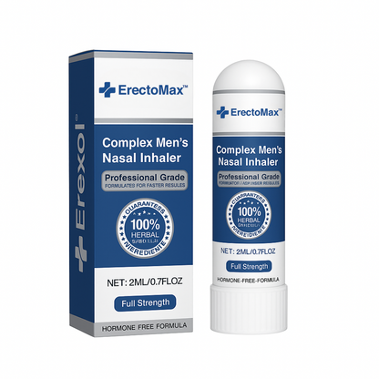 ErectoMax™ Inhalator | Stenhårde erektioner på 5 minutter – uden piller!