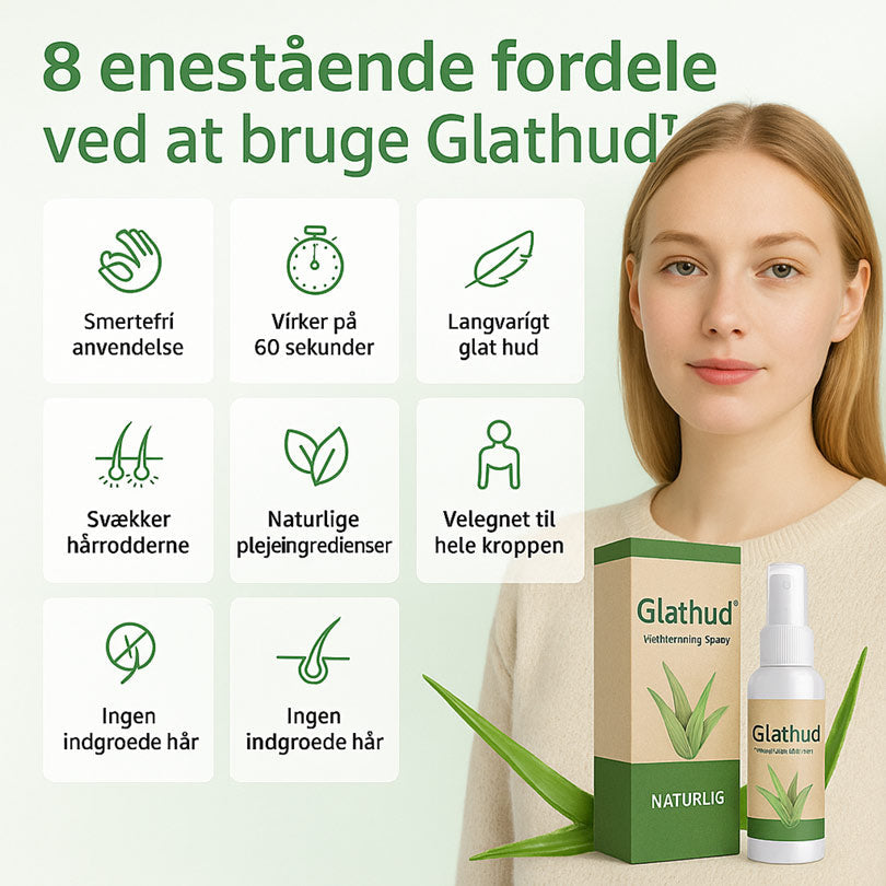 Glathud™ – Slip for indgroede hår og besværlig daglig barbering!