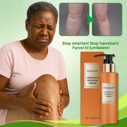Drainova™ | Anti-hævelsescreme | Reducér lymfødem med op til 95 % på kun 5 dage!