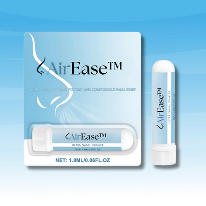 AirEase™ Næseinhalator | Fjern tilstoppet næse på kun 7 minutter – og træk vejret frit igen!