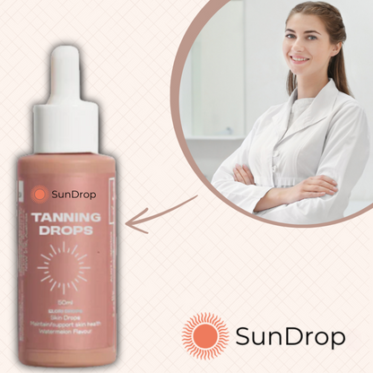 SunDrop™ | Drikkelige bruningsdråber | En strålende, solkysset glød på 5 dage!