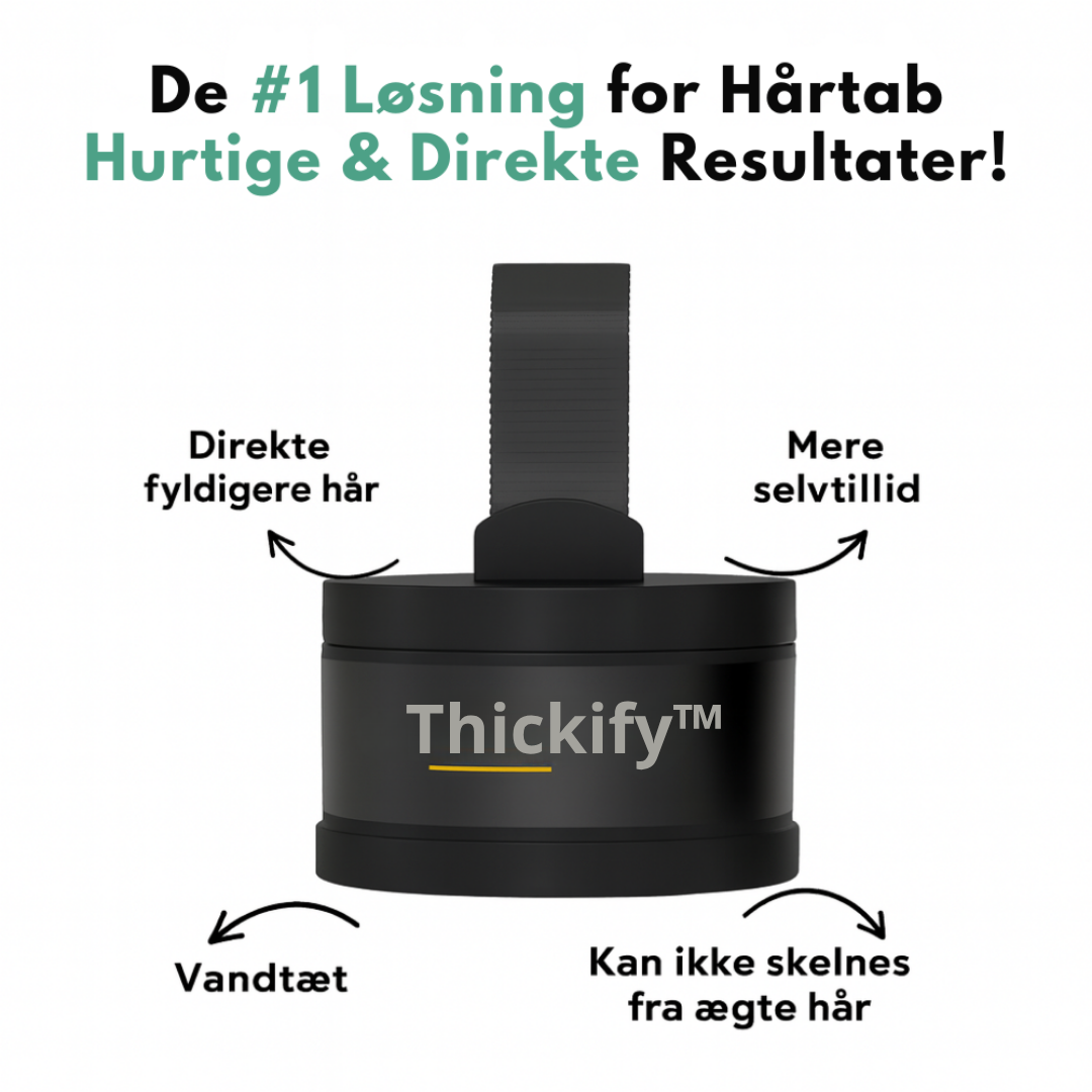 Thickify™ Hårlinje Pulver - Synligt fyldigere hår på få sekunder!