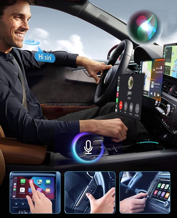 CarSmart™ | Trådløs CarPlay & Android Auto