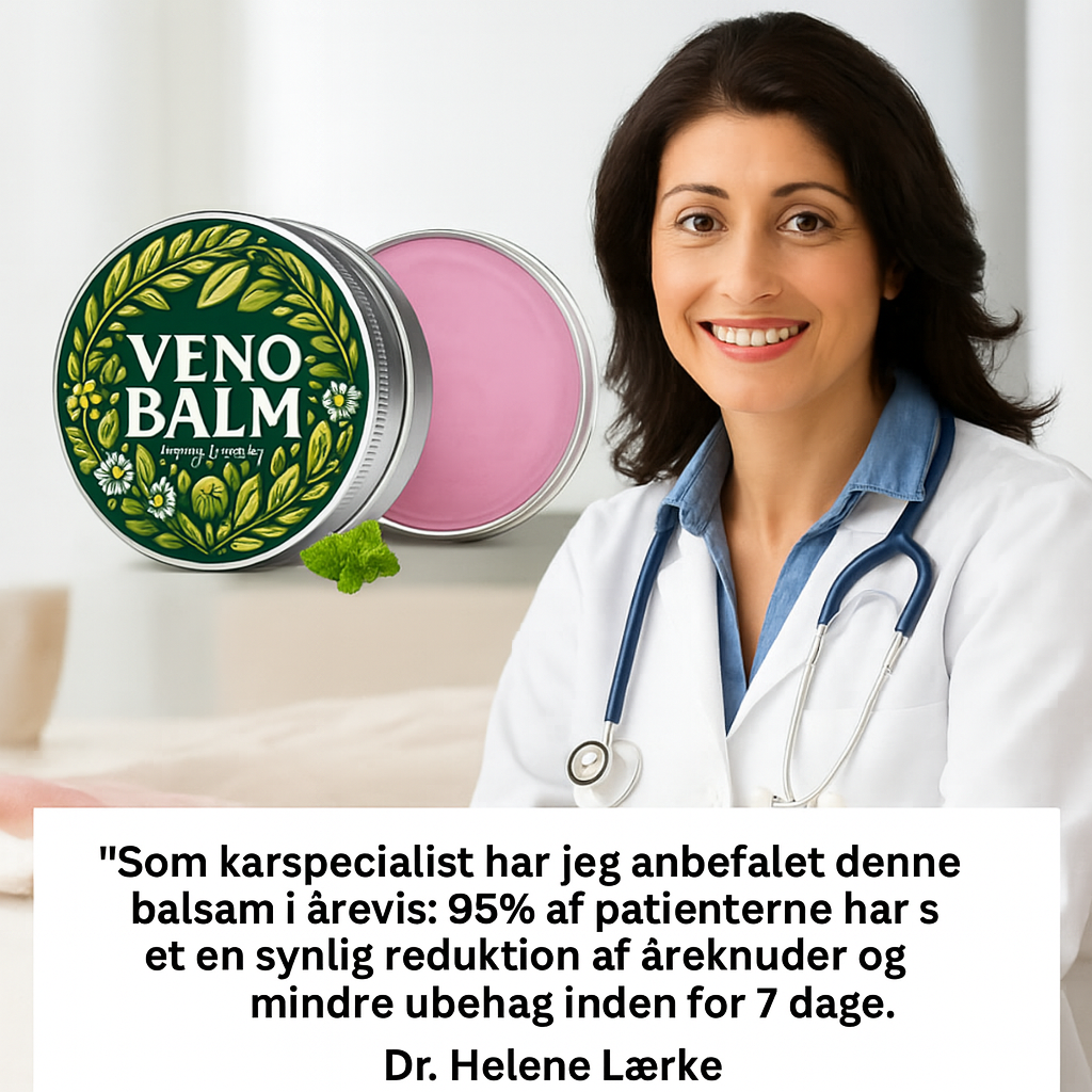 VenoBalm™ - | Åreknudesalve | Reducer åreknuder med 95% på 7 dage!