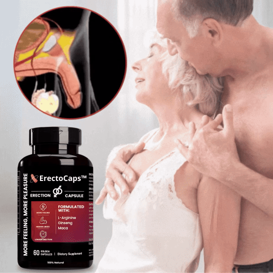 ErectoCaps™ kapsler | Genvind 93 % af din styrke og bliv stenhård på bare 5 minutter!