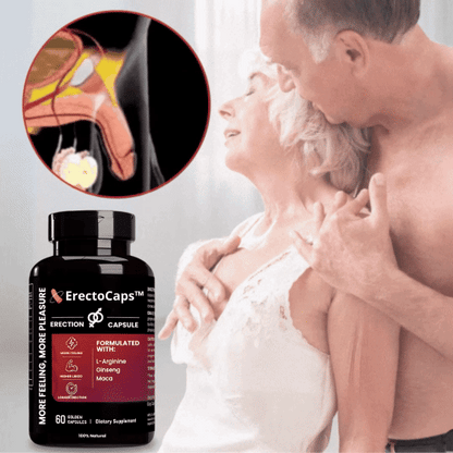 ErectoCaps™ kapsler | Genvind 93 % af din styrke og bliv stenhård på bare 5 minutter!