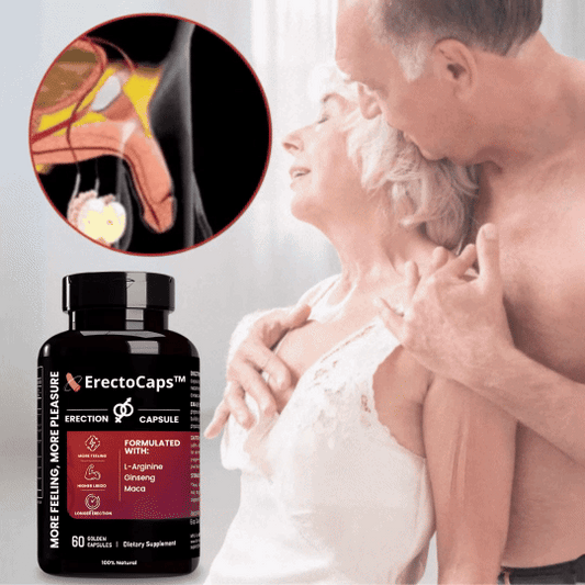 ErectoCaps™ kapsler | Genvind 93 % af din styrke og bliv stenhård på bare 5 minutter!