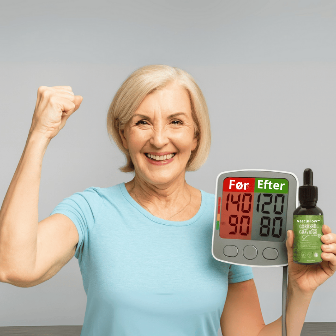 VascuFlow™ | Sænker højt blodtryk med 87 % på kun 7 dage!
