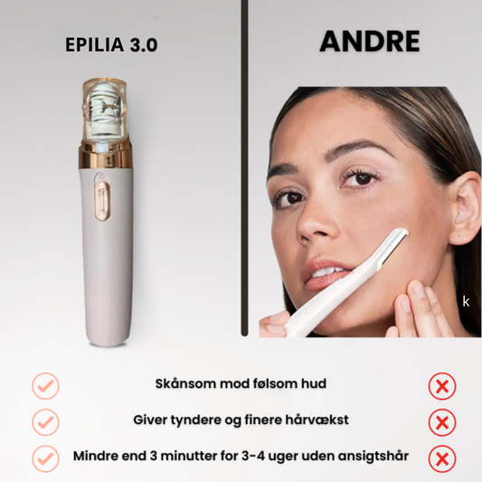 Epilia 3.0 - væk med uønsket hårvækst!